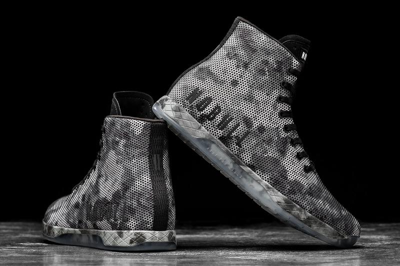 Nobull High-Top Shadow Tie-Dye Men's Trainers Grey | USA X1459Y